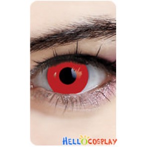 Pure Red Cosplay Contact Lense