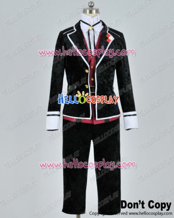 Diabolik Lovers Cosplay Kanato Sakamaki Uniform Costume Silk Velvet Ver