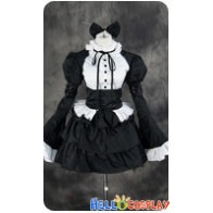 Fairy Tail Cosplay Erza Scarlet Maid Dress Costume