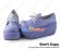 Punk Lolita Shoes Platform Purple Zipper Lacing White Shoelace