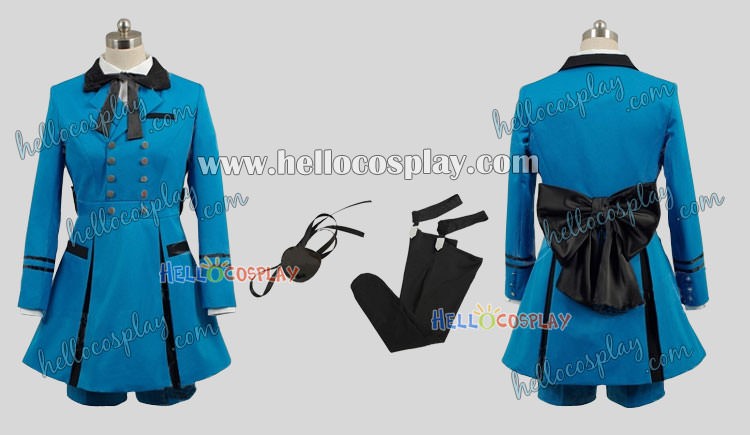 Black Butler 2 Kuroshitsuji II Cosplay Ciel Phantomhive Costume