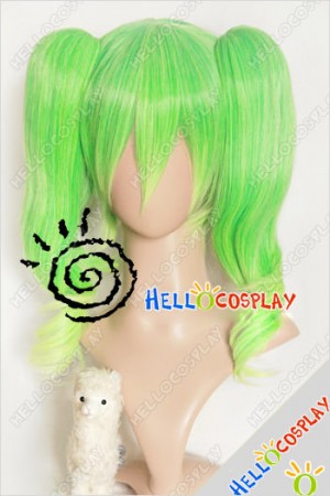 Macross Frontier Cosplay Ranka Lee Green Short Wig