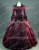 Victorian Lolita Marie Antoinette Lace Gothic Lolita Dress Burgundy