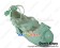 Mint Green Bow Crisscross Ankle Straps PU Lolita Shoes