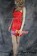 Party Cosplay Red Princess Ball Gown Formal Shoulder Dress Costume