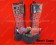 Black and Red Gingham High Platform Punk Lolita Boots