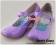 Mirror Purple Instep Strap Chunky Punk Lolita Shoes