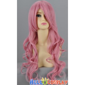 Pink Cosplay Curly Wig