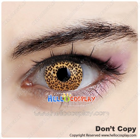 Golden Leopard Cosplay Contact Lense