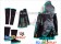 Vocaloid 2 Cosplay Hatsune Miku Black Costume