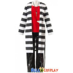 Lucky Dog 1 Cosplay Giulio Di Bondone Prisoner Costume PU Pants Ver