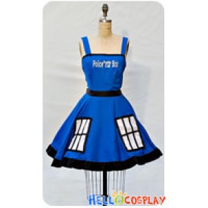 Doctor Cosplay Tardis Costume Retro Style Dress