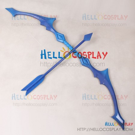 League Of Legends LOL Cosplay Ashe Bow Arrow Quiver Prop Weapon