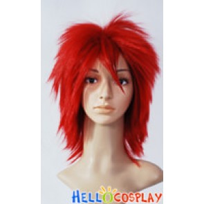 Red Short Cosplay Wig 006