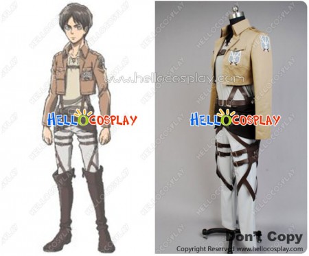 Attack On Titan Cosplay Shingeki No Kyojin Eren Jaeger Costume