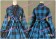 Civil War Blend Tartan Dress Ball Gown Prom