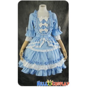 Lolita Sweet Gothic Dress Cosplay Costume Lace