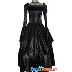 Code Geass Cosplay C.C Black Dress