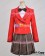 Fantasista Doll Cosplay Uzume Uno Girl Red Uniform Costume