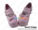 Matt Pink Double Straps Chunky Fashion Princess Lolita Shoes