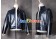 Smallville Clark Kent Cosplay Black Leather Jacket Coat Costume