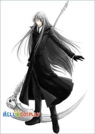 Black Butler Undertaker Silver Scythe For Halloween