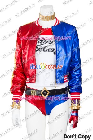 Suicide Squad Harley Quinn Cosplay Costume Uniform