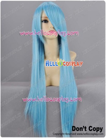 Light Blue Straight Long Cosplay Wig 70cm