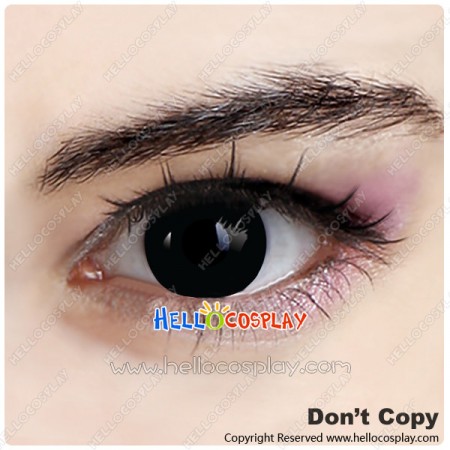 Pure Black Cosplay Contact Lense