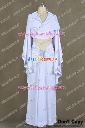Star Wars Padmé Amidala Dress Cosplay Costume White