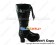 Black Lacing Buckles Zipper Chunky Princess Lolita Boots