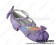 Purple Pearls String Chunky Princess Lolita Shoes