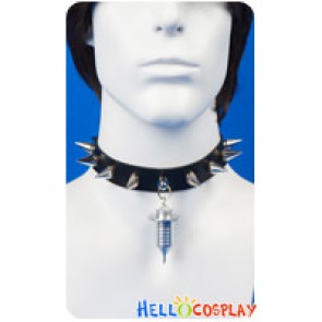Dramatical Murder DMMD Cosplay Ren Rivet Collars Syringes Pendant Necklace