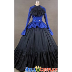 Victorian Civil War Jacket Day Dress Ball Gown Cosplay