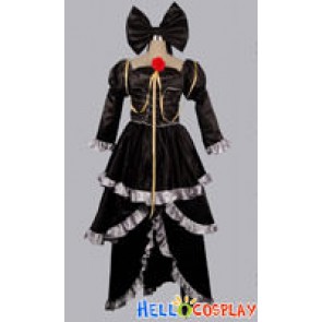 Vocaloid 2 Cosplay Kagamine Rin Black Style Dress