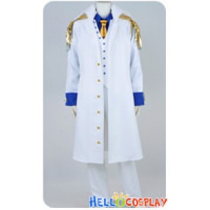 One Piece Cosplay Admiral Sakazuki Aokiji Kuzan Costume White Vest Coat