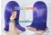 Purple Blue 45cm Cosplay Straight Wig