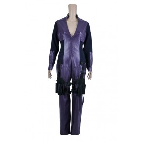 Resident Evil Retribution Cosplay Jill Valentine Purple Jumpsuit Costume