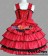 Sweet Lolita Gothic Punk Classical Red Dress
