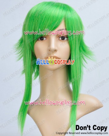 Vocaloid 2 Cosplay Gumi Yellow Green Slightly Curl Wig