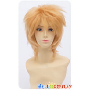 Vocaloid Cosplay Len Wig 30CM Dolls Tokkei Riku Kamijou Yellow Universal Layered Short