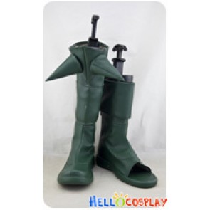 League Of Legends LOL Cosplay Shoes Riven Green Boots