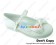 Matt White Ruffle Bow Contract Chunky Sweet Lolita Shoes