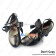 Sweet Lolita Shoes Matte Black Ruffle Ribbon Bow Lace Ankle Strap