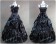 Southern Belle Satin Lolita Ball Gown Dress Black Dress