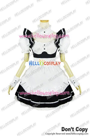 Date A Live Cosplay Kurumi Tokisaki Maid Dress