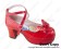 Mirror Red Bow Ruffle Lovely Chunky Princess Lolita Shoes