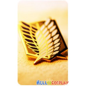 Attack On Titan Cosplay Free Wings Badge Golden Black White