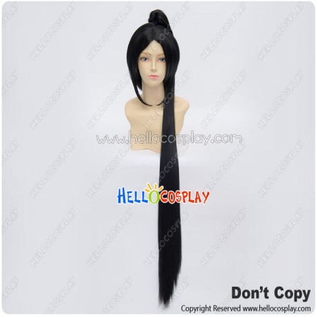 The Legend Of Sword And Fairy Wig Cosplay With Ponytail Chong Lian Mo Xuanying Long Wig Black