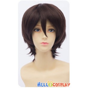 Wig 30CM Cosplay Dark Brown Ordinary Universal Short Layered